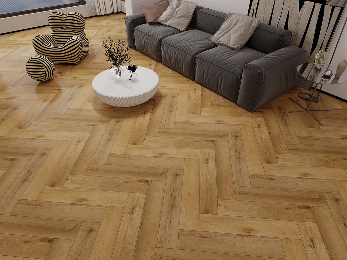 Thumbnail Natural Oak Visgraat Click 2